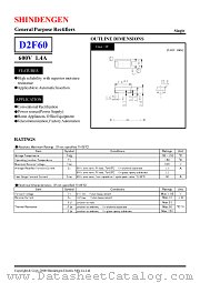 D2F60 datasheet pdf Shindengen
