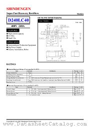 D240LC40 datasheet pdf Shindengen