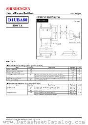 D1UBA80 datasheet pdf Shindengen