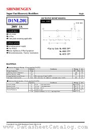 D1NL20U datasheet pdf Shindengen