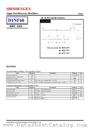 D1NF60 datasheet pdf Shindengen