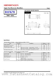 D1FK70 datasheet pdf Shindengen