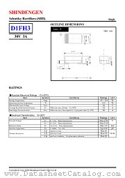 D1FH3 datasheet pdf Shindengen