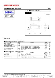 D1F60A datasheet pdf Shindengen