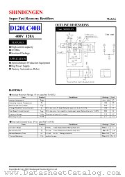 D120LC4B datasheet pdf Shindengen