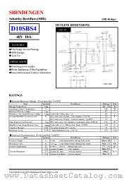 D10SBS4 datasheet pdf Shindengen