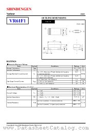 VR-61F1 datasheet pdf Shindengen