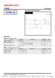 ST04-16 datasheet pdf Shindengen