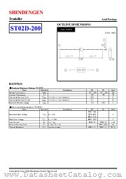 ST02D-200 datasheet pdf Shindengen