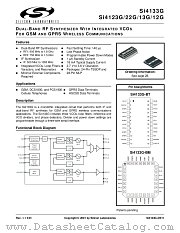 SI4112G datasheet pdf Silicon Laboratories
