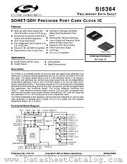 SI5364 datasheet pdf Silicon Laboratories