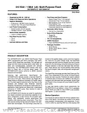 SST39SF512 datasheet pdf Silicon Storage Technology