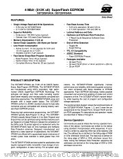 SST28VF040A datasheet pdf Silicon Storage Technology