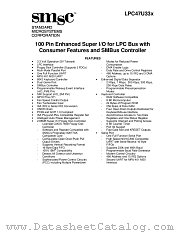 LPC47U33X datasheet pdf Standard Microsystems