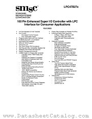 LPC47B27X datasheet pdf Standard Microsystems