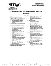 FDC37M70X datasheet pdf Standard Microsystems