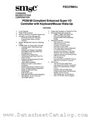 FDC37M81X datasheet pdf Standard Microsystems