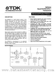 78P2244 datasheet pdf TDK Semiconductor