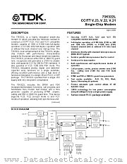 73K322L datasheet pdf TDK Semiconductor