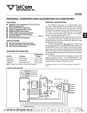 TC835 datasheet pdf TelCom Semiconductor