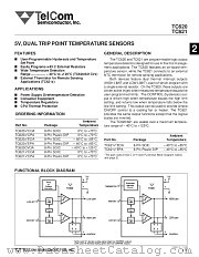 TC620 datasheet pdf TelCom Semiconductor
