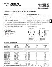 LM285-SERIES datasheet pdf TelCom Semiconductor