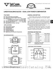 TC1025 datasheet pdf TelCom Semiconductor