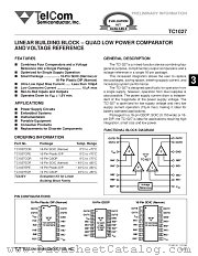TC1027 datasheet pdf TelCom Semiconductor