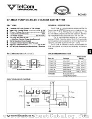 TC7660 datasheet pdf TelCom Semiconductor