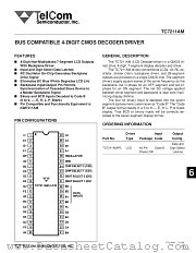 TC7211AM datasheet pdf TelCom Semiconductor