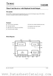 U4224B datasheet pdf TEMIC