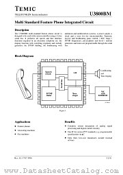 U3800BM datasheet pdf TEMIC
