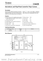 U2642B datasheet pdf TEMIC