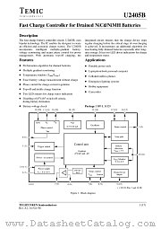 U2405B datasheet pdf TEMIC