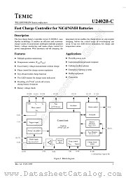 U2402B-C datasheet pdf TEMIC