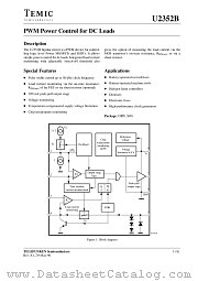 U2352B datasheet pdf TEMIC