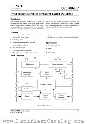 U2350B datasheet pdf TEMIC