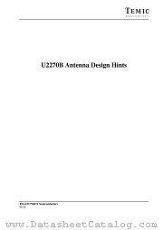U2270B datasheet pdf TEMIC