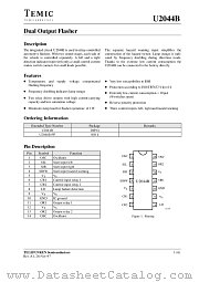 U2044B datasheet pdf TEMIC