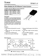 TFMS5370 datasheet pdf TEMIC