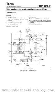 TDA4480-C datasheet pdf TEMIC