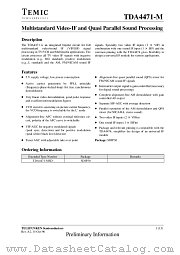 TDA4471-M datasheet pdf TEMIC