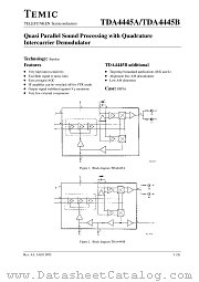 TDA4445A datasheet pdf TEMIC