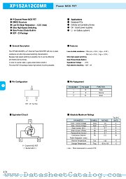 XP152A12C0MR datasheet pdf Torex Semiconductor