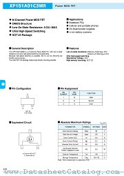 XP151A01C3MR datasheet pdf Torex Semiconductor