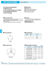 XP152A01D8MR datasheet pdf Torex Semiconductor