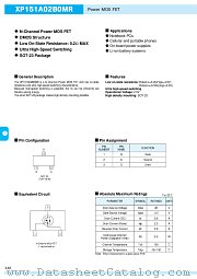 XP151A02B0MR datasheet pdf Torex Semiconductor
