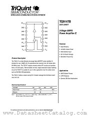 TQ9147B datasheet pdf TriQuint Semiconductor