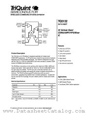 TQ5132 datasheet pdf TriQuint Semiconductor
