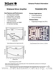 TGA8399C-EPU datasheet pdf TriQuint Semiconductor